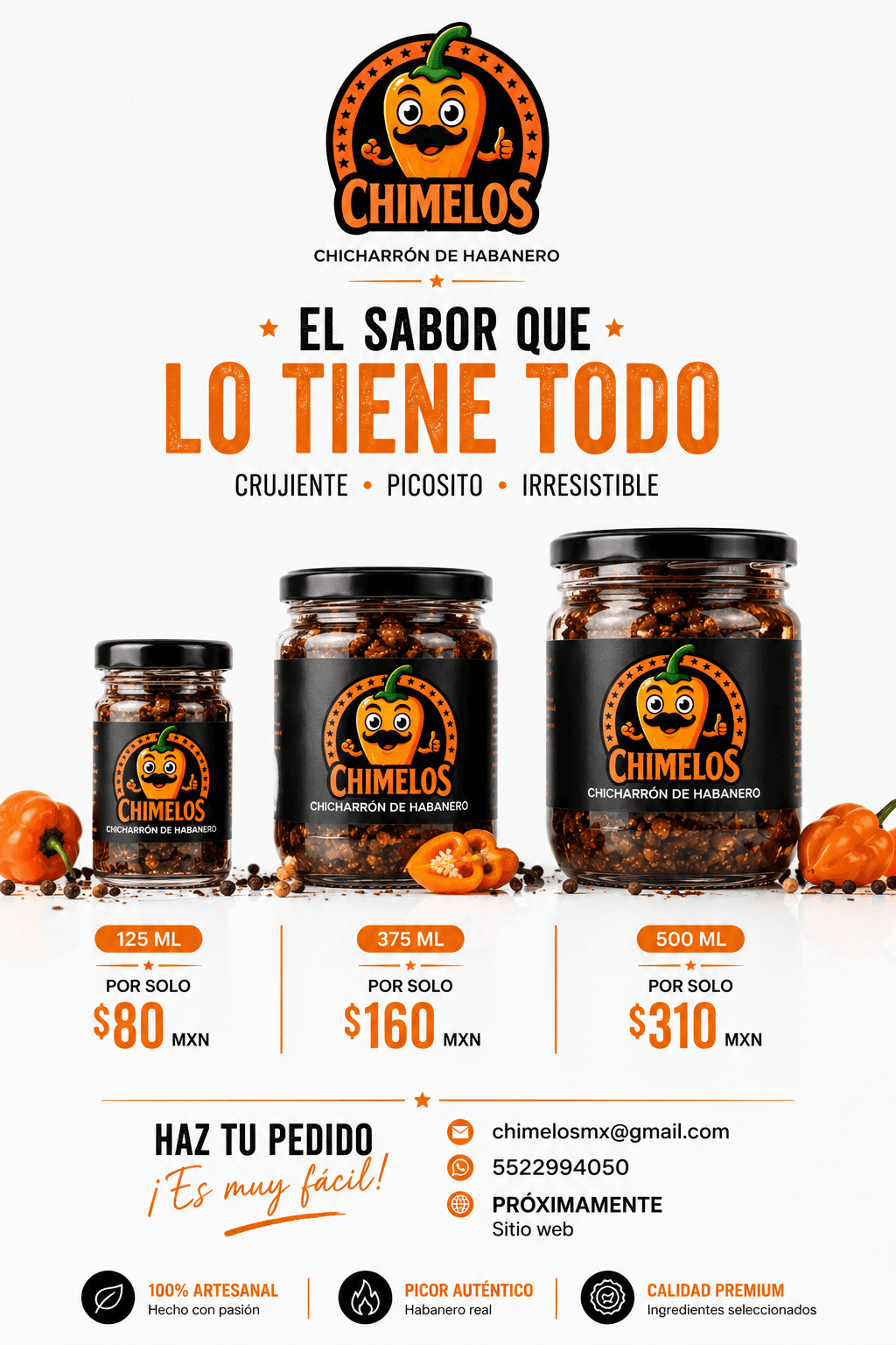 Lista de precios Chimelos
